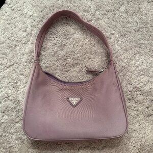 Prada 2000 mini shoulder bag in purple